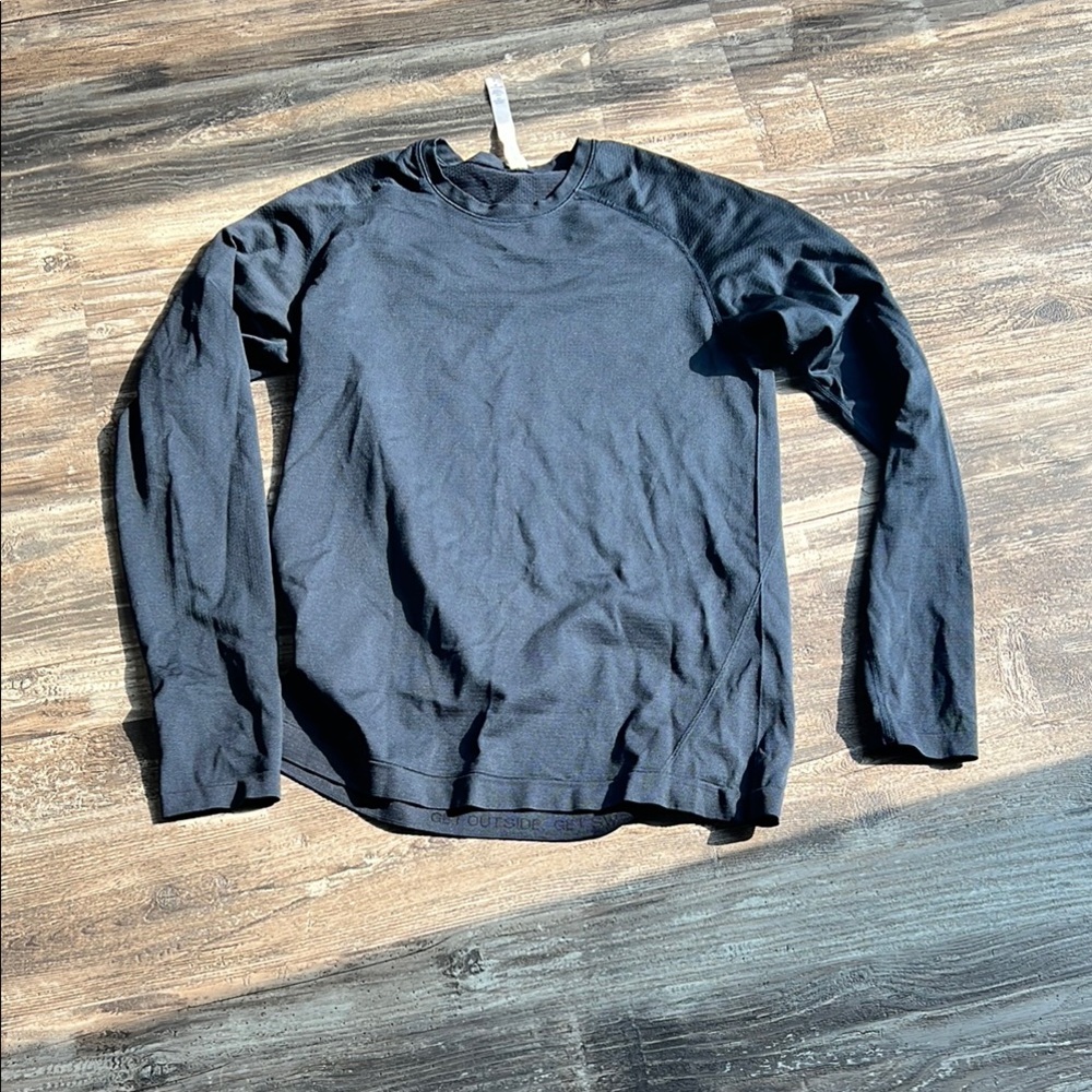 Lululemon Athletica Navy Blue Long Sleeve Tee